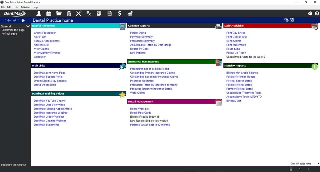 DentiMax Cloud-Based Practice Management Software