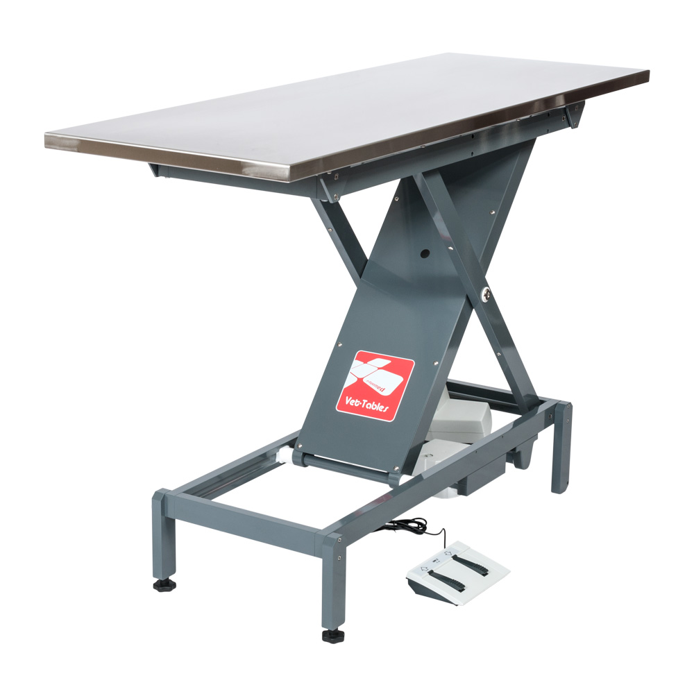 Dispomed Scissor Base 60" Mobile Table