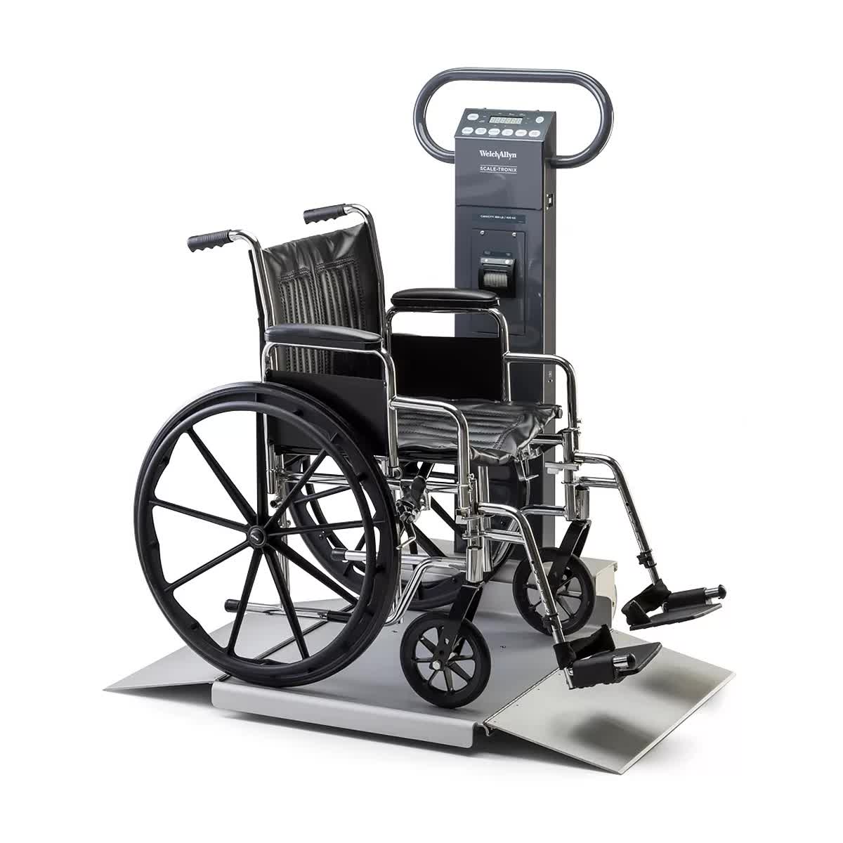 Welch Allyn Scale-Tronix 6702SP Oversized Wheelchair Scales with Standard Weight