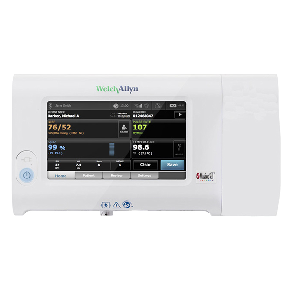 Welch Allyn Connex Spot Monitor with SureBP, SPO2, Braun Pro6000