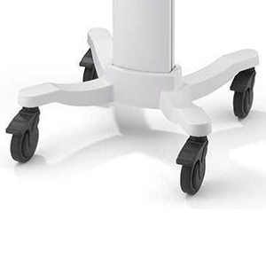 Welch Allyn ECG Hospital Cart with Durable Rubber Wheels and Brake
