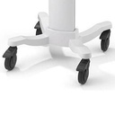 Welch Allyn ECG Hospital Cart with Durable Rubber Wheels and Brake