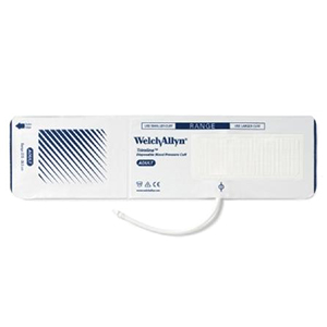 Welch Allyn Trimline Vinyl Disposable Neonatal Blood Pressure Cuff with Male Luer Slip Connector, Size 1, 40/Case