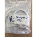 Welch Allyn Trimline Vinyl Disposable Neonatal Blood Pressure Cuff with Male Luer Slip Connector, Size 2, 40/Case