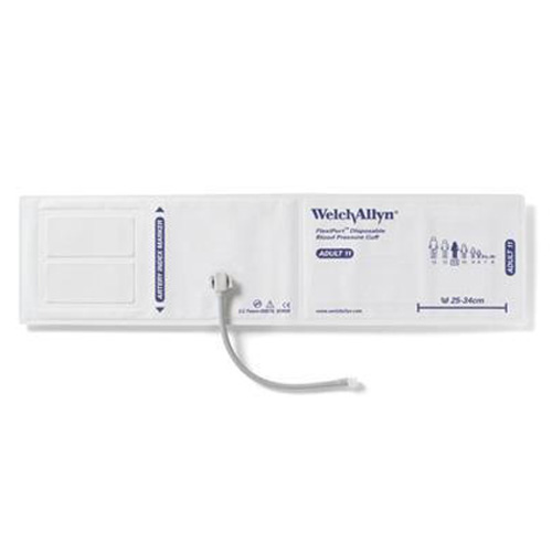Welch Allyn Flexiport Soft Adult Disposable Blood Pressure Cuff with 1-Tube, Screw Connector, 20/Pack