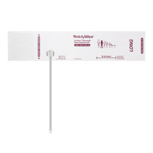 Welch Allyn Flexiport Soft Large Adult Long Disposable Blood Pressure Cuff with 1-Tube, Screw Connector, 20/Pack