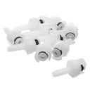 Welch Allyn Plastic Male Locking Connector with 1/8 inch Tubing for Blood Pressure Monitors, 10/Pack