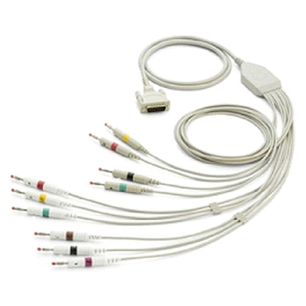 Welch Allyn ECG 10-Lead Patient Cable with AHA, Banana Connector for CP50/150 ECG