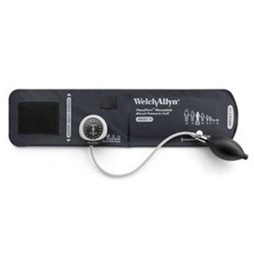 Welch Allyn DuraShock Pocket Aneroid Sphygmomanometer with Large Adult Cuff
