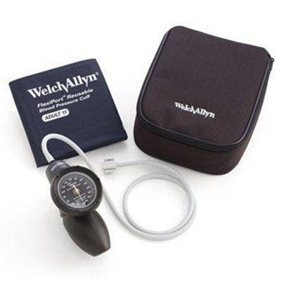 Welch Allyn Platinum Series Hand Aneroid Sphygmomanometer with Adult Cuff and Case