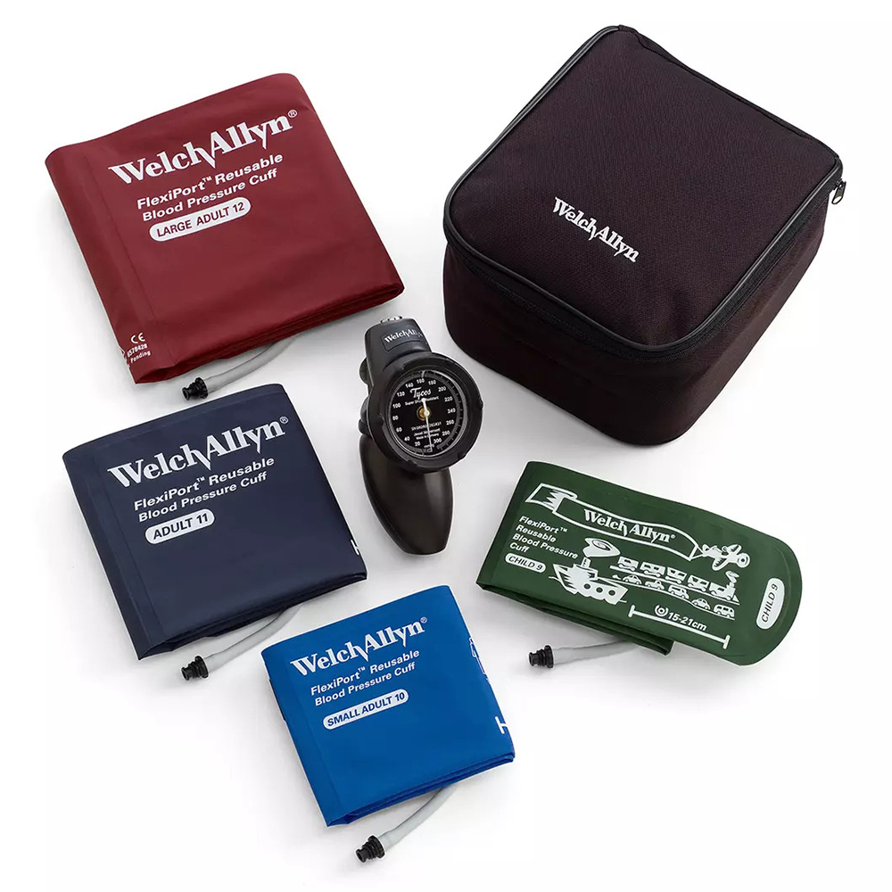 Welch Allyn Platinum Series Hand Aneroid Sphygmomanometer with Adult Cuff and Case