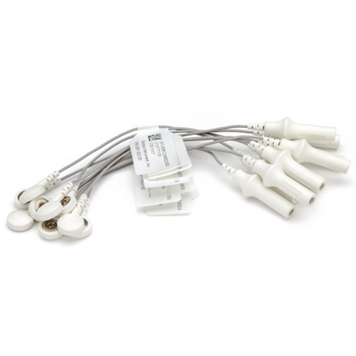 Welch Allyn Adapter with 4mm Banana Plug to Snap, 10/Pack