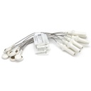 Welch Allyn Adapter with 4mm Banana Plug to Snap, 10/Pack