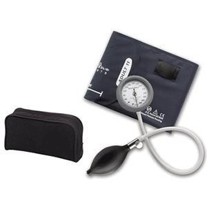 Welch Allyn DuraShock Integrated Aneroid Set with 1-Tube, Inflation Bulb and Valve, Zipper Case