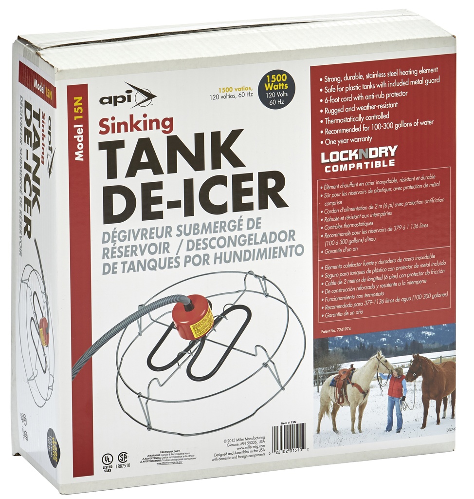 Sinking De-Icer, 1500 Watt