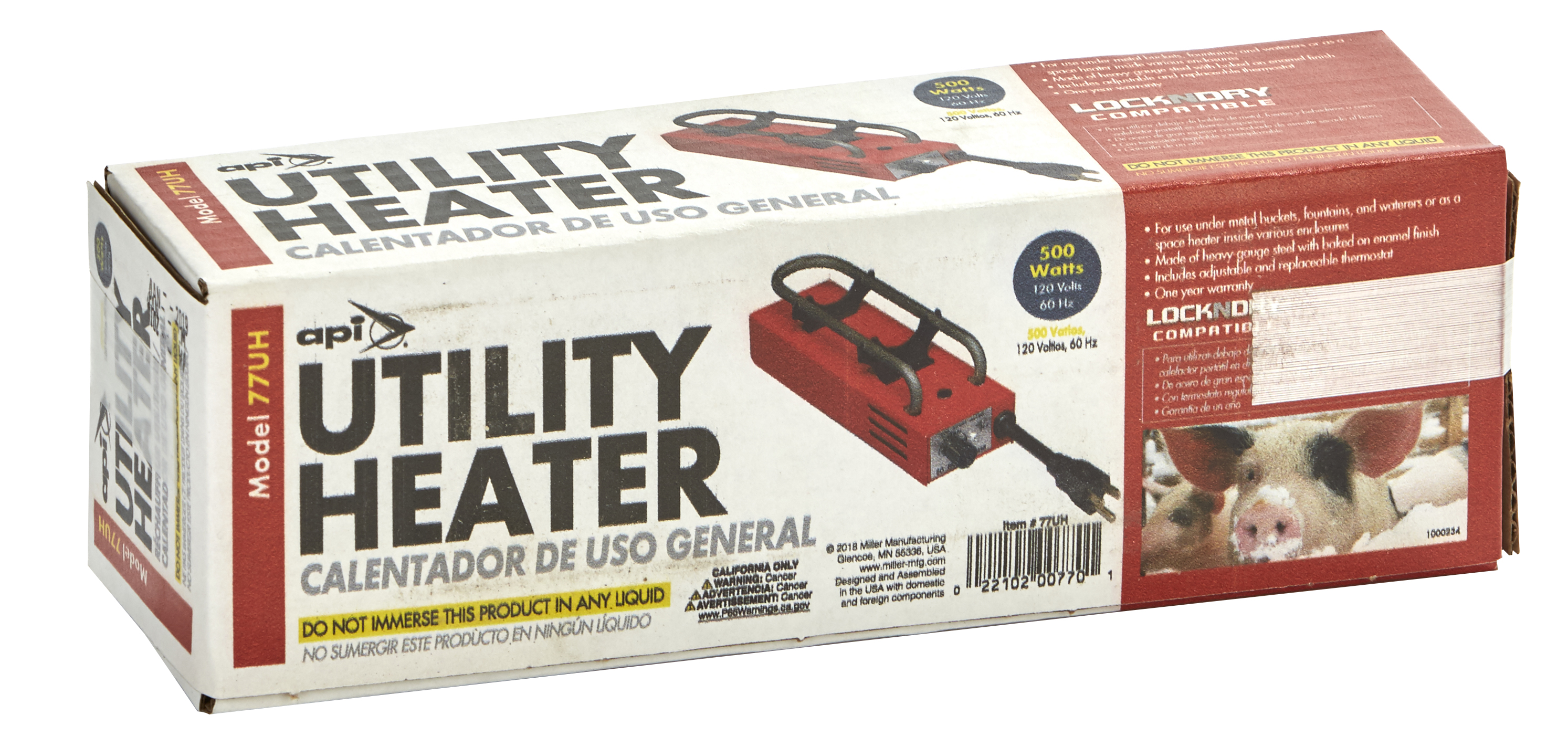 Utility Heater, 500 Watt