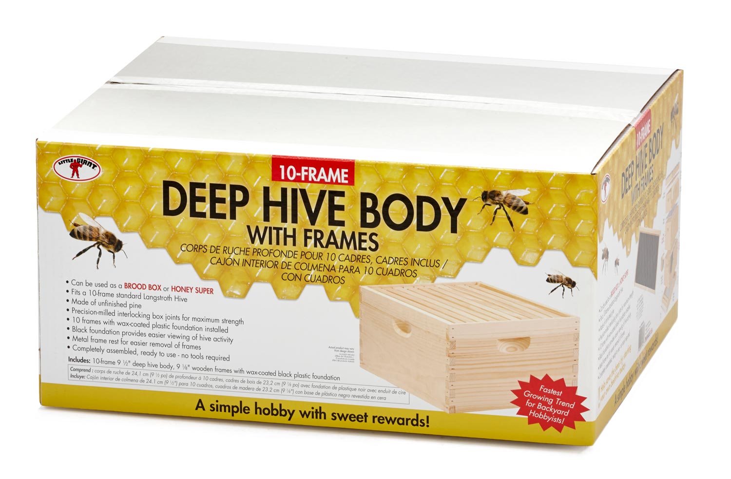 Little Giant Deep Hive Body 10 frame