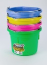 8 Quart Flat Back Plastic Bucket