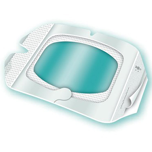 3M Health Care 4 x 4-3/4 inch Tegaderm IV Transparent Film Dressing with Border, 200/Case