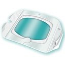 3M Health Care 4 x 4-3/4 inch Tegaderm IV Transparent Film Dressing with Border, 200/Case