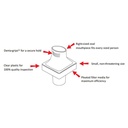 SDI Diagnostics Pulmoguard S Filter, 100/Pack