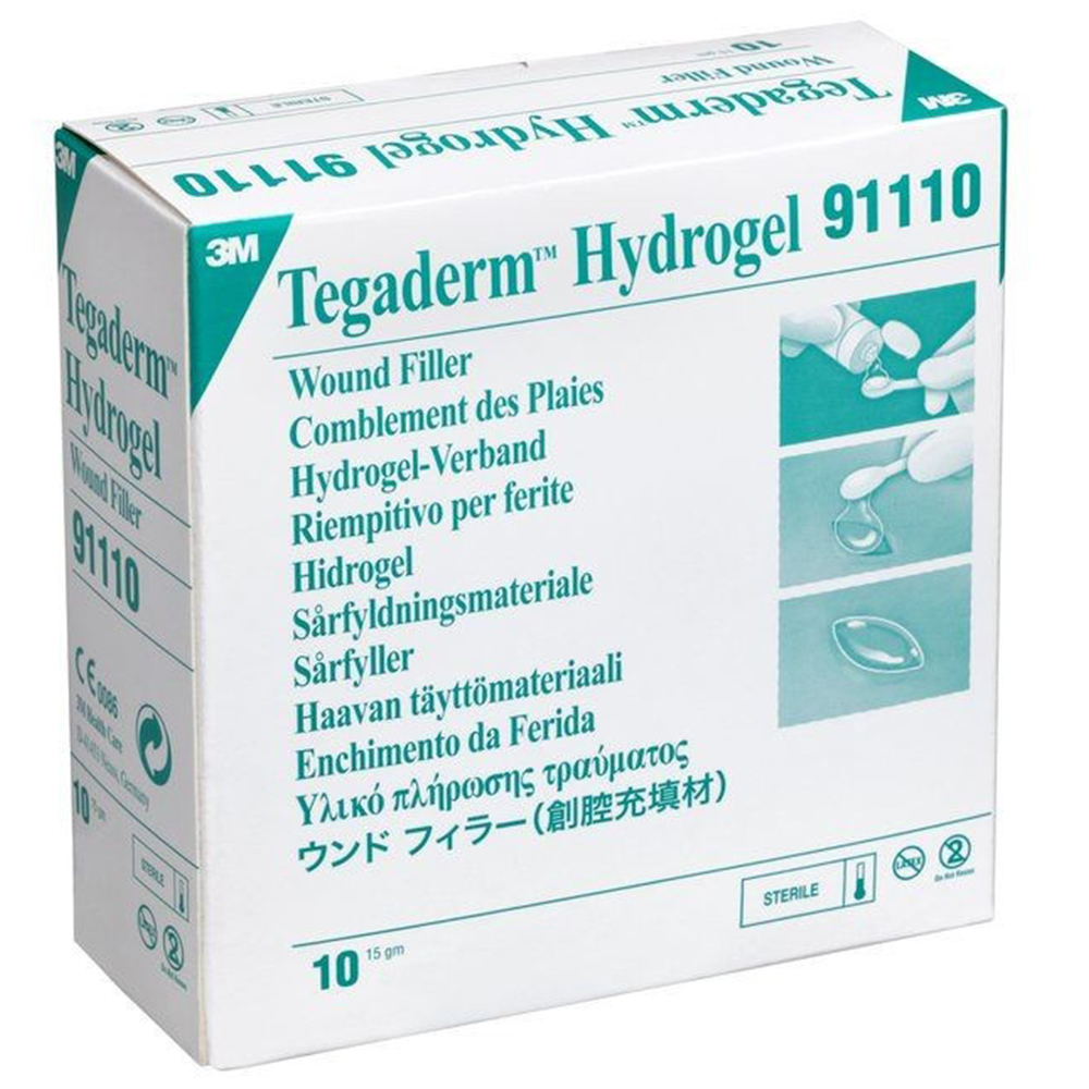 3M Health Care Tegaderm Hydrogel Wound Filler, 0.528 oz, 100/Case