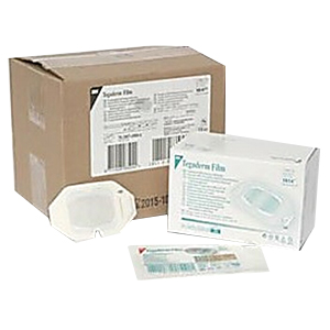 3M Health Care 4 x 4-3/4 inch Tegaderm IV Transparent Film Dressing with Border, 200/Case