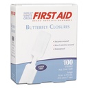 Dukal American White Cross 1/2 x 2-3/4 inch Butterfly Adhesive Bandages, 2400/Pack, Large
