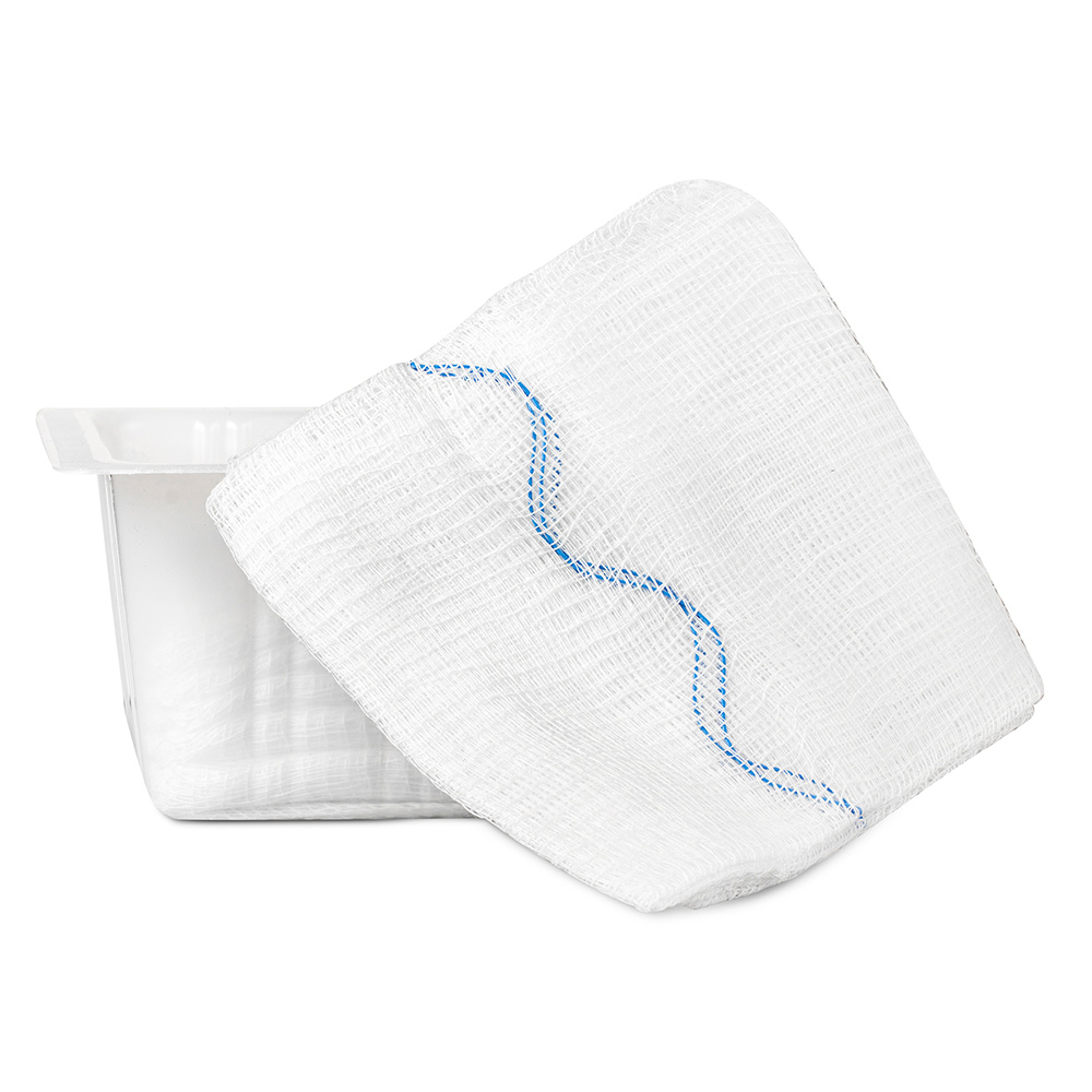 Dukal 4 x 4 inch 32-Ply X-Ray Detectable Type VII Sterile Gauze Sponges, 300/Pack