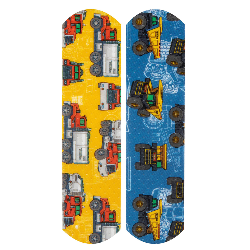 Dukal American White Cross 3/4 x 3 inch Tonka Adhesive Kid Design Bandages, 1200/Pack