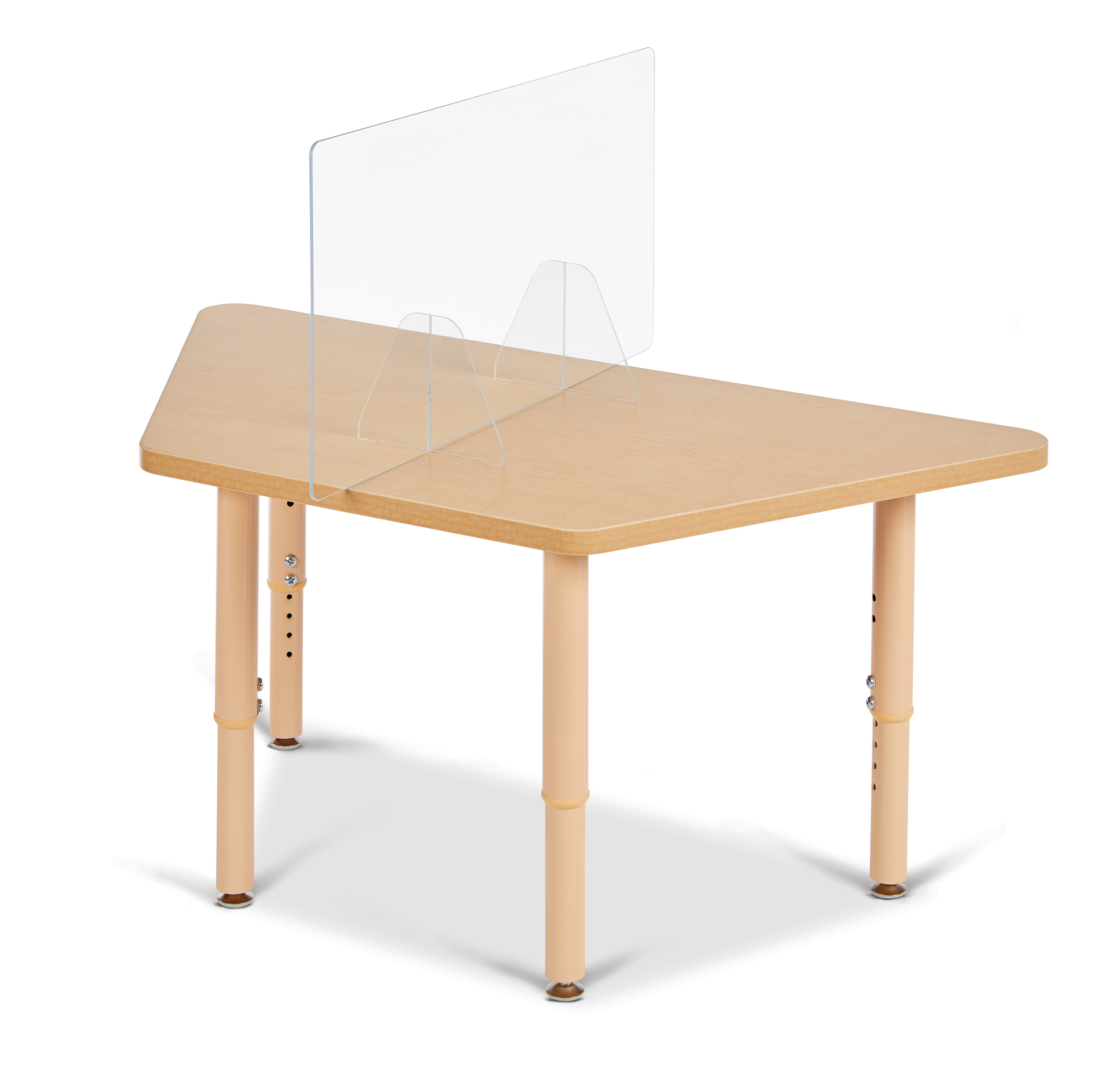 Jonti-Craft® See-Thru Table Divider Shields - Center Divider - 47.5" x 8" x 16"