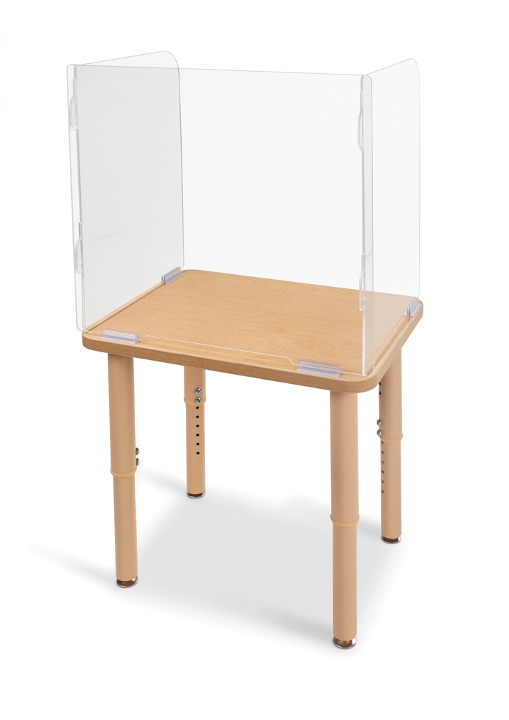 Jonti-Craft® See-Thru Student Desktop Shield - 23.5" High