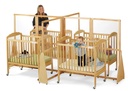 Jonti-Craft® See-Thru Quad Crib and Space Divider