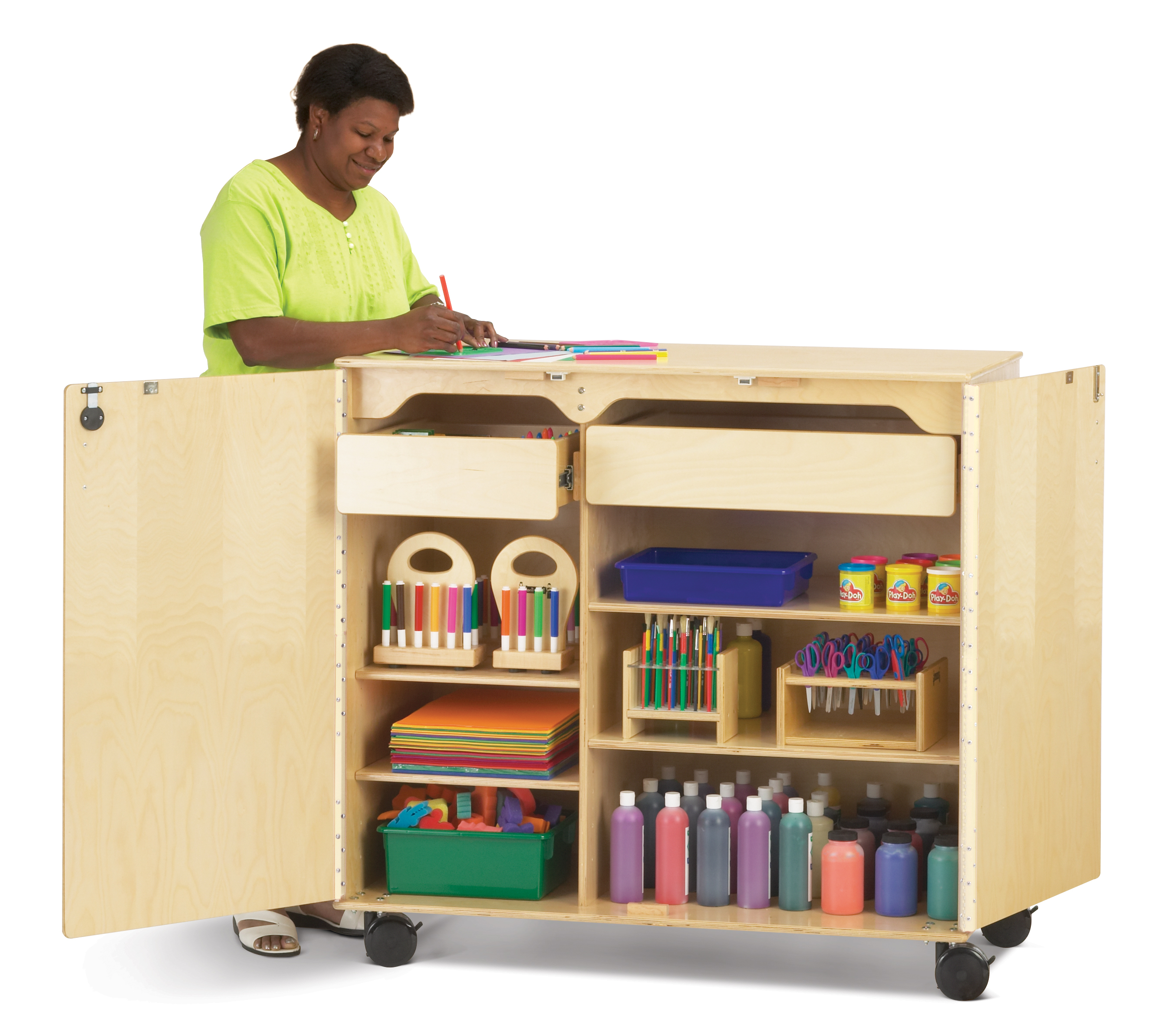 Jonti-Craft® Mega Supply Cabinet