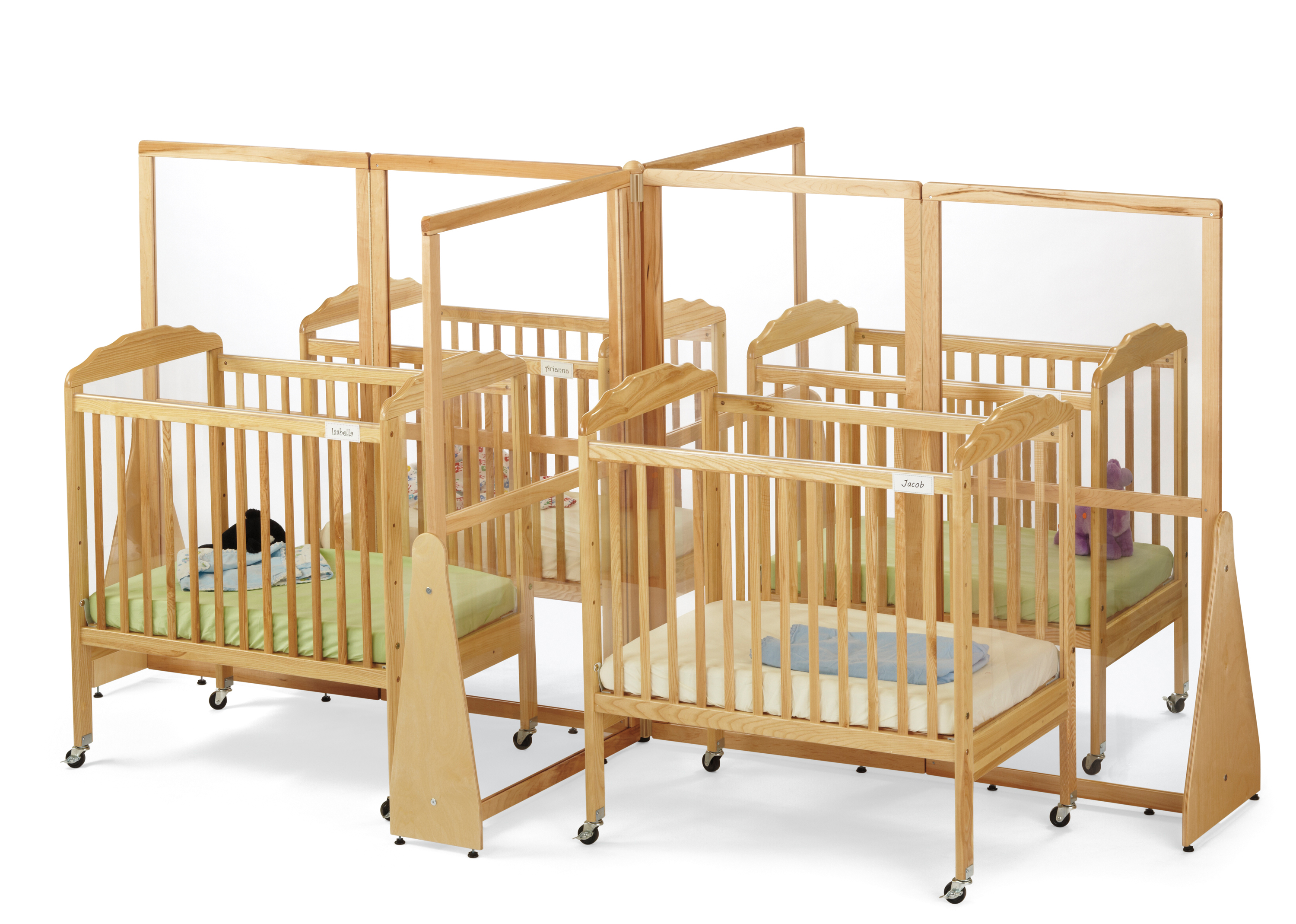 Jonti-Craft® See-Thru Quad Crib and Space Divider