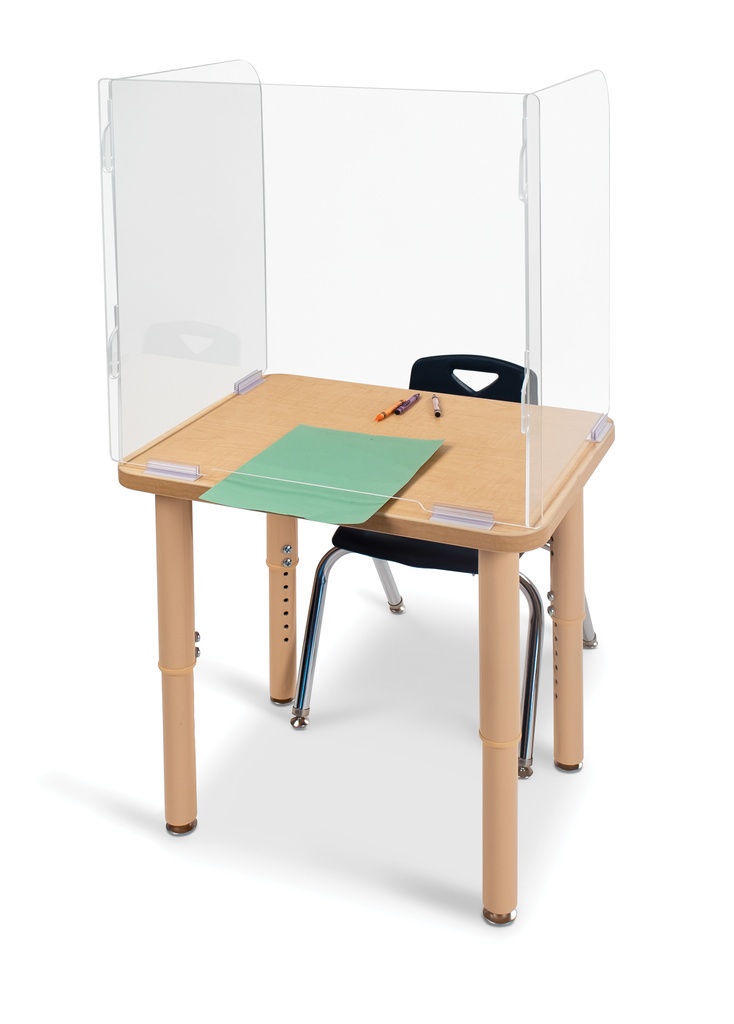 Jonti-Craft® See-Thru Student Desktop Shield - 23.5" High
