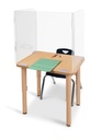 Jonti-Craft® See-Thru Student Desktop Shield - 23.5" High