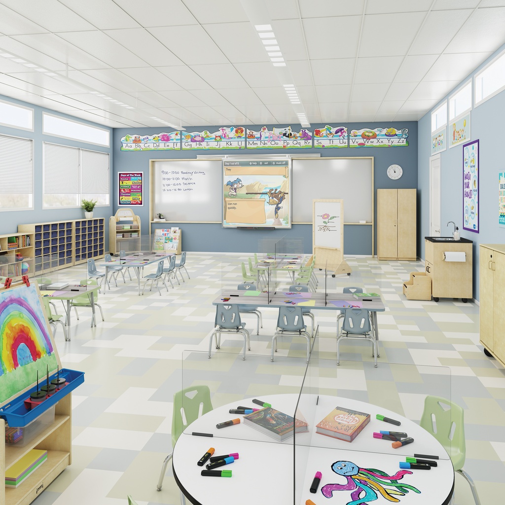 Jonti-Craft® Clean Hands Helper without Heater - 38" Counter - Plastic Sink