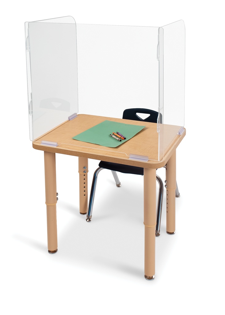 Jonti-Craft® See-Thru Student Desktop Shield - 23.5" High