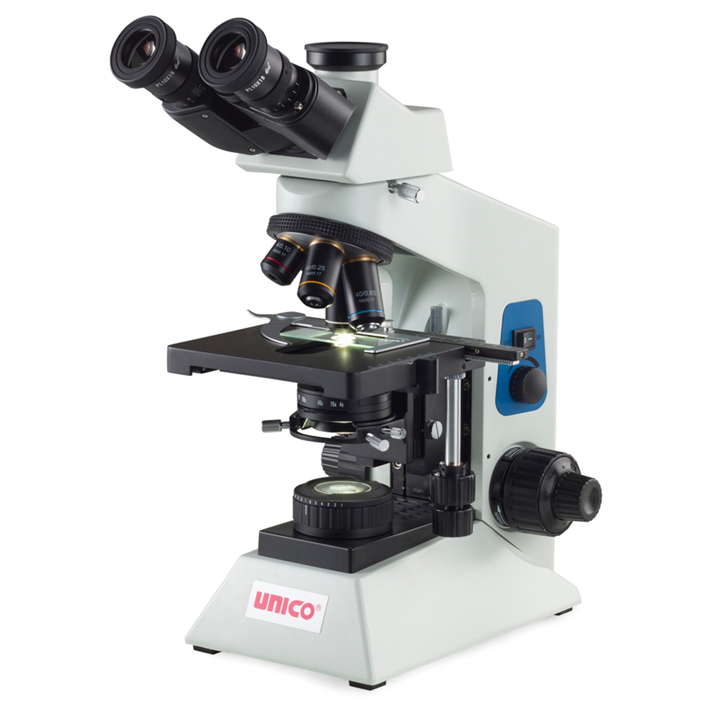 Unico Trinocular 10X Widefield Eyepiece 4X 10X 40X 100X Plan Phase 4X Brightfield for G500 Series Microscope