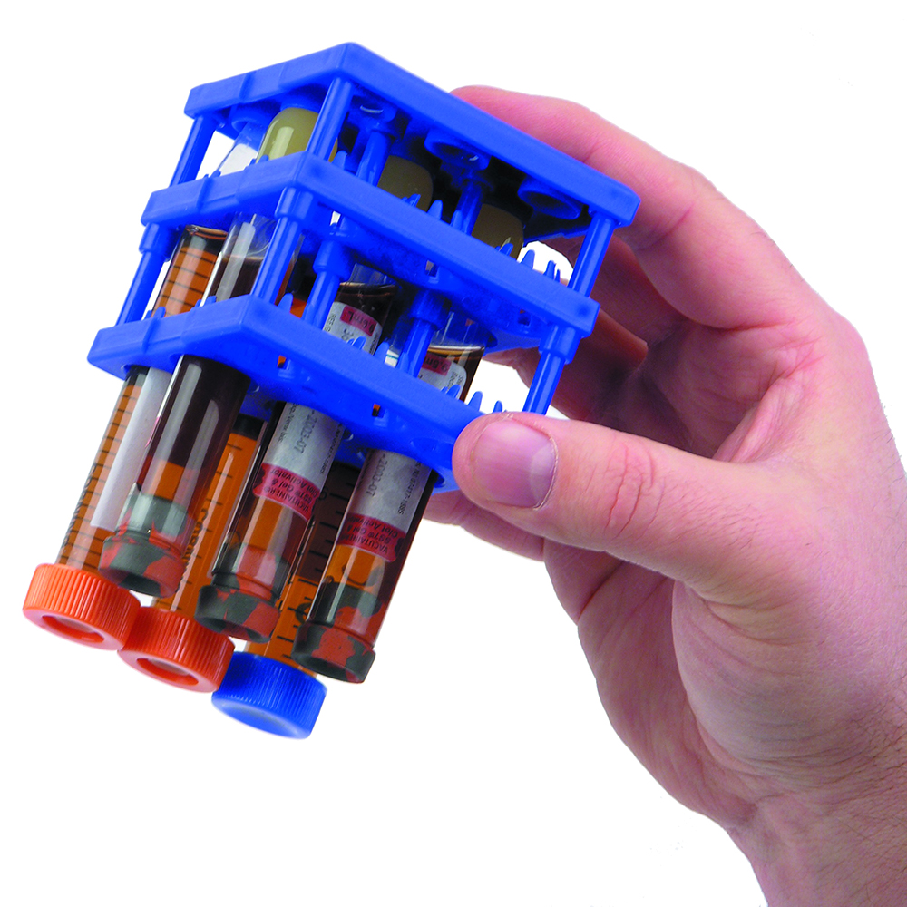 Unico Tube-Cube 9 Place Holds Up to 18 - 13mm Tube Rack, 1/Pack