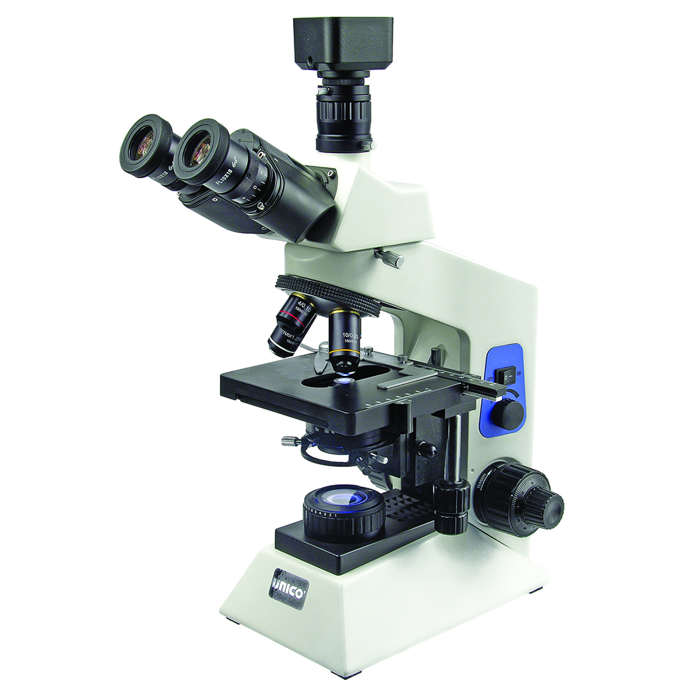 Unico Trinocular 10X Widefield Eyepiece 4X 10X 40X 100X Plan Phase 4X Brightfield for G500 Series Microscope