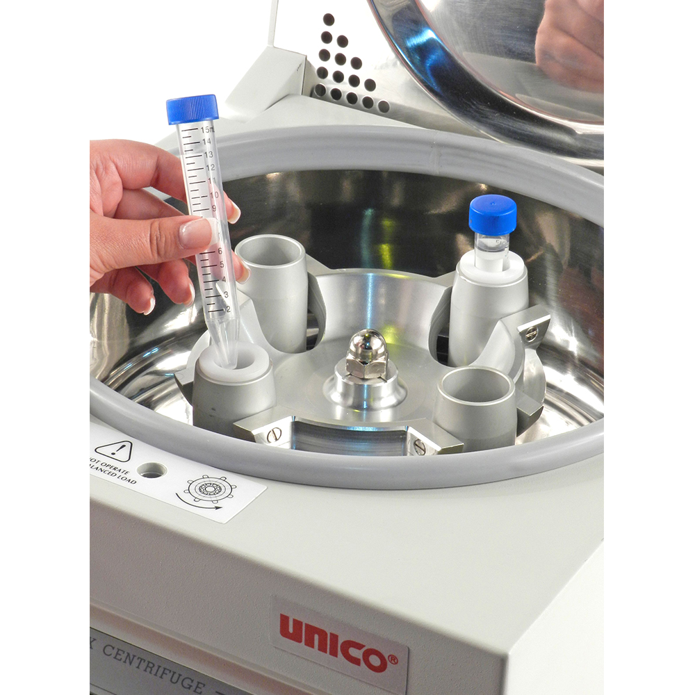 Unico Powerspin 4 Place Variable Speed DX Centrifuge Rotor, 220V, 4 x 50ml Capacity