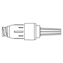 BD MaxZero Zero Reflux IV Connector, 0.16ml PV, 100/Pack