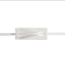 BD 6.5 inch x 0.2ml General IV Pressure Rated Extension Set with Non-Removable Slide Clamp and Male Spin Lock, 50/Pack