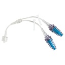BD Bi-Fuse Pressure Rated Extension Set with 2 Removable Maxplus Clear Needleless Connectors, 2 Non-Removable Slide Clamps and Male Spin Lock, 50/Pack