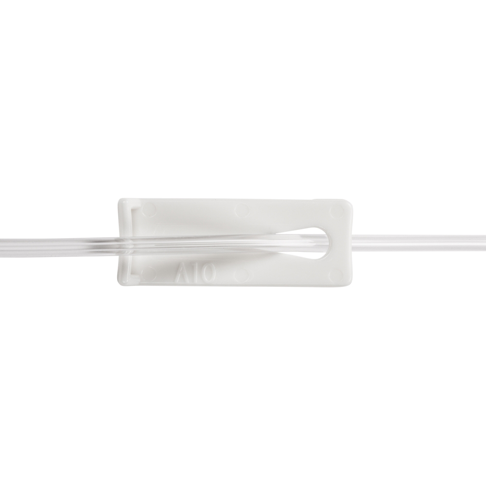 BD Bi-Fuse Pressure Rated Extension Set with 2 Removable Maxplus Clear Needleless Connectors, 2 Non-Removable Slide Clamps and Male Spin Lock, 50/Pack
