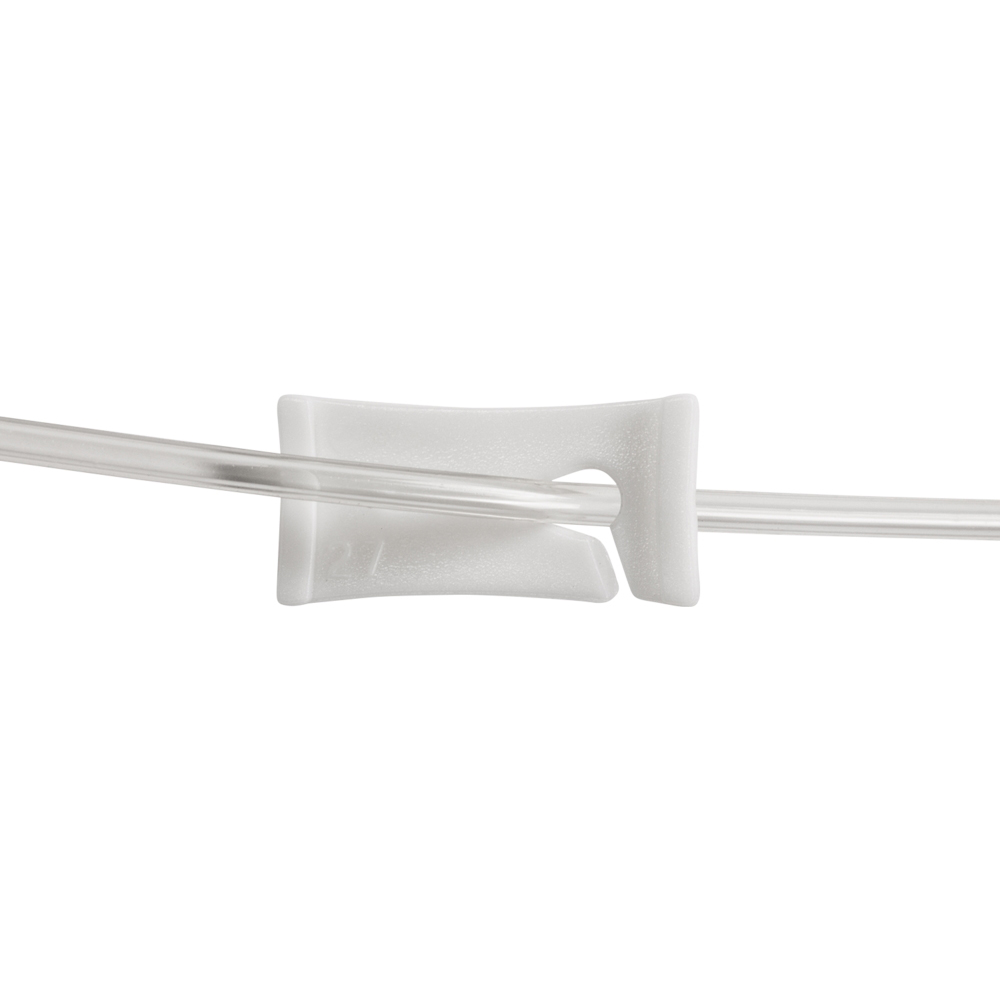 BD Minibore 6 inch Bi-Fuse Extension Set with 2 Maxplus Clear Needleless Connectors, 2 Removable Slide Clamps and Male Luer Lock, 50/Pack