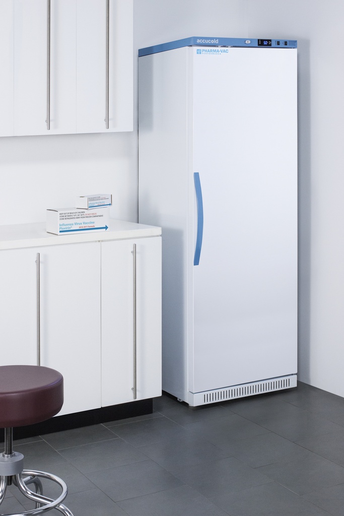 15 Cu.Ft. Upright Vaccine Refrigerator with Interior Lockers