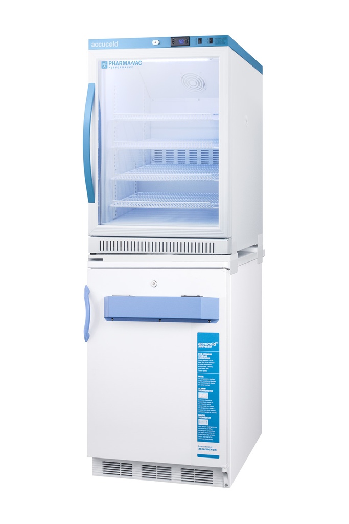 24" Wide All-Refrigerator/All-Freezer Combination